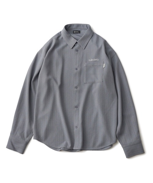 「Subciety」 長袖シャツ X-LARGE ブラック メンズ_画像3