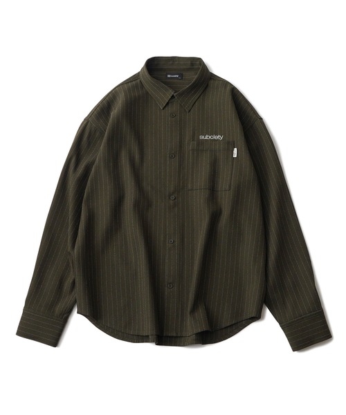 「Subciety」 長袖シャツ X-LARGE ブラック メンズ_画像4