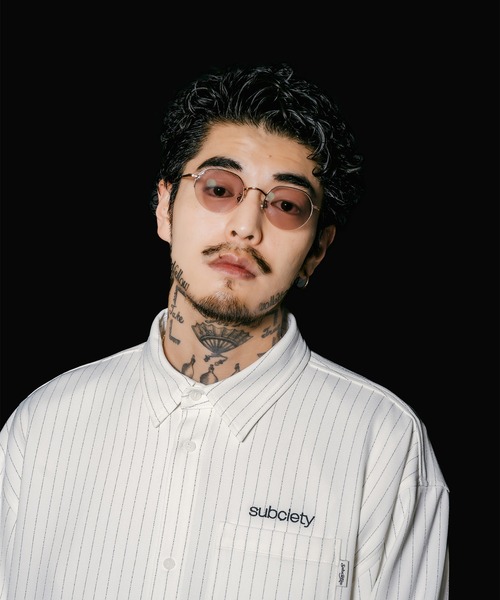 「Subciety」 長袖シャツ X-LARGE ブラック メンズ_画像9