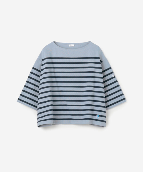 tシャツ ORCIVAL | ラッセル ボートネック5分袖Tシャツ WOMEN レディースの画像