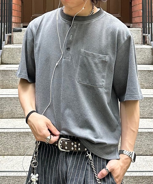 MandO（エムオー） tシャツ 「接触冷感」ファンクションカノコヘンリー