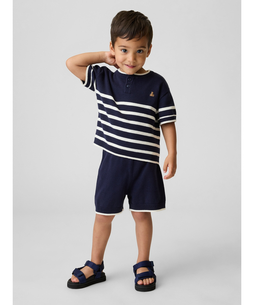 r*n様 GAP &   キッズ　ジュニア　セット GAP（ギャップ） セットアップ ヘンリーネック ストライプ セーター