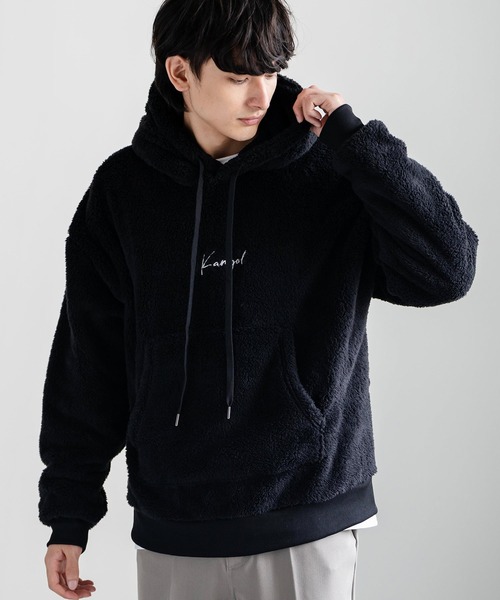 「KANGOL」 プルオーバーパーカー L ブルー メンズ_画像2