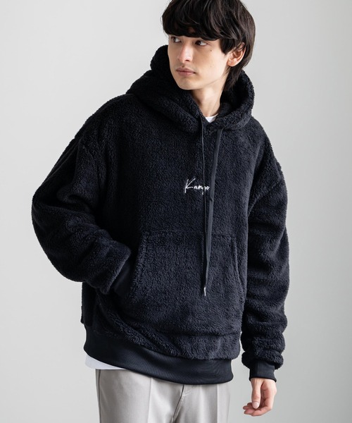 「KANGOL」 プルオーバーパーカー L ブルー メンズ_画像3