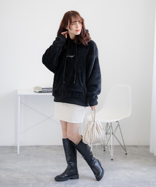 「KANGOL」 プルオーバーパーカー L ブルー メンズ_画像7