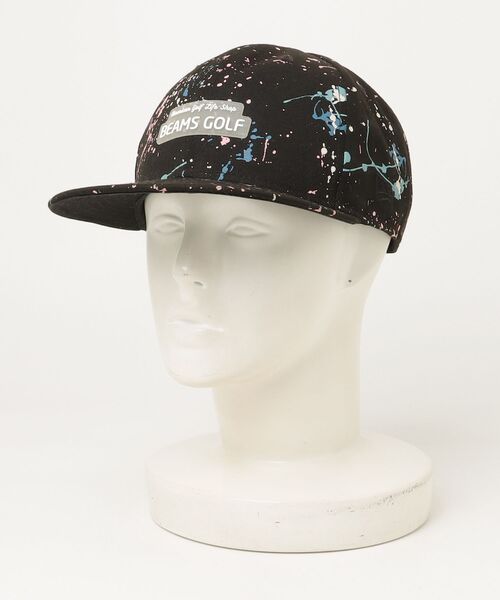 golfickers beams GOLF コラボ　キャップ　帽子　CAP BEAMS GOLF（ビームス ゴルフ） キャップ「NEW ERAコラボ」 - ブラック