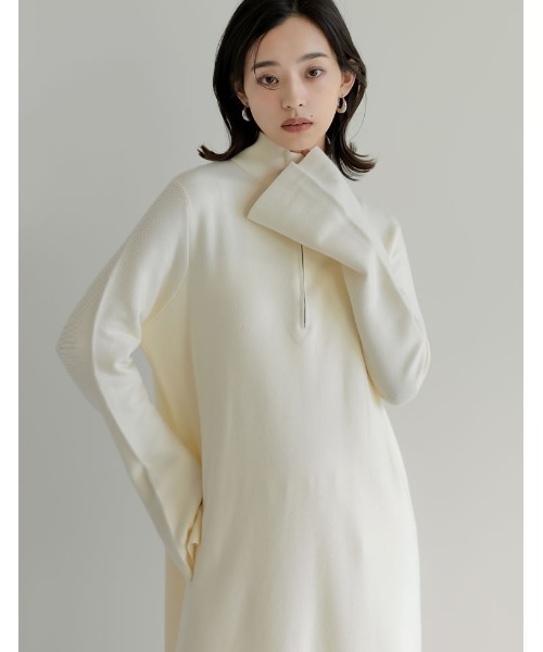 「Re:EDIT」 ニットワンピース LARGE ブラック レディース_画像6