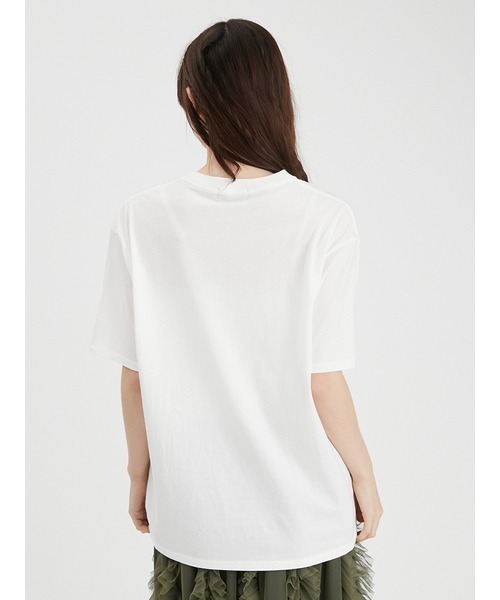 「FURFUR」 半袖Tシャツ 0 ブルー レディース_画像4