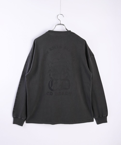 「Ed Hardy」 長袖Tシャツ M グレー系その他 メンズ_画像5