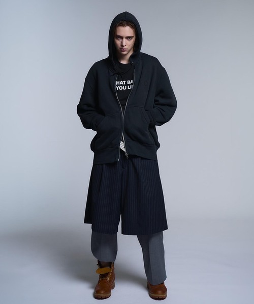 ワイドパンツ スラックス 「VIA / ヴァイア」LOOSE STRAIGHT TROUSERS メンズの画像