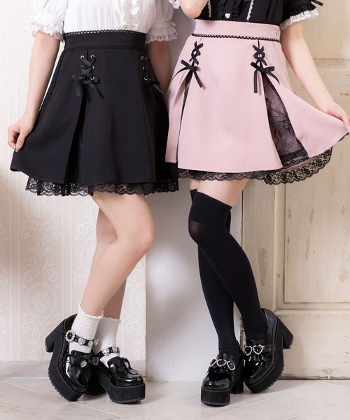 「DearMyLove」 ミニスカート MEDIUM ベビーピンク レディース_画像4