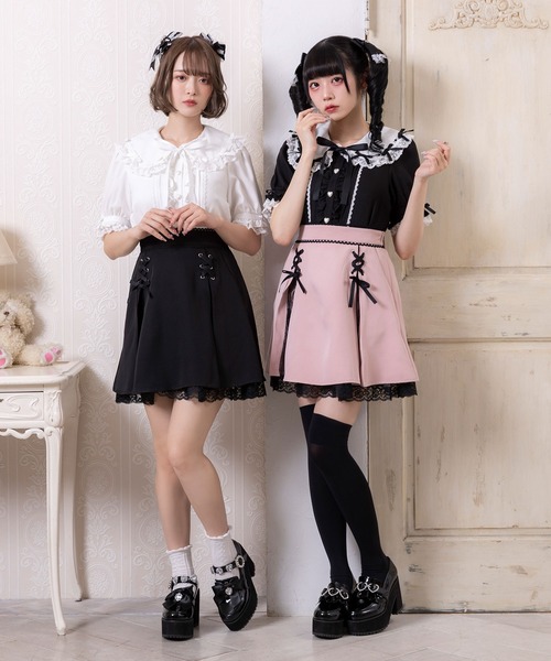 「DearMyLove」 ミニスカート MEDIUM ベビーピンク レディース_画像6