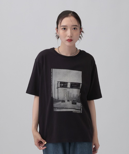 tシャツ 半袖 アソートフォトプリントT　680390 レディース | LEPSIM | 02
