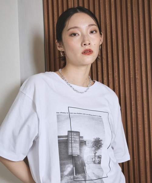 tシャツ 半袖 アソートフォトプリントT　680390 レディース | LEPSIM | 07