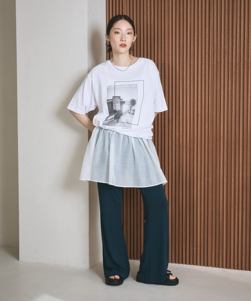 tシャツ 半袖 アソートフォトプリントT　680390 レディース | LEPSIM | 08