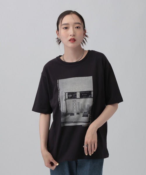 LEPSIM（レプシィム） tシャツ 半袖 アソートフォトプリントT 680390