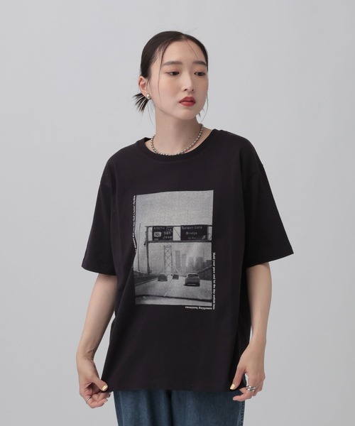 LEPSIM（レプシィム） tシャツ 半袖 アソートフォトプリントT 680390