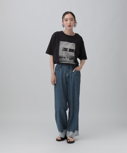 LEPSIM（レプシィム） tシャツ 半袖 アソートフォトプリントT 680390