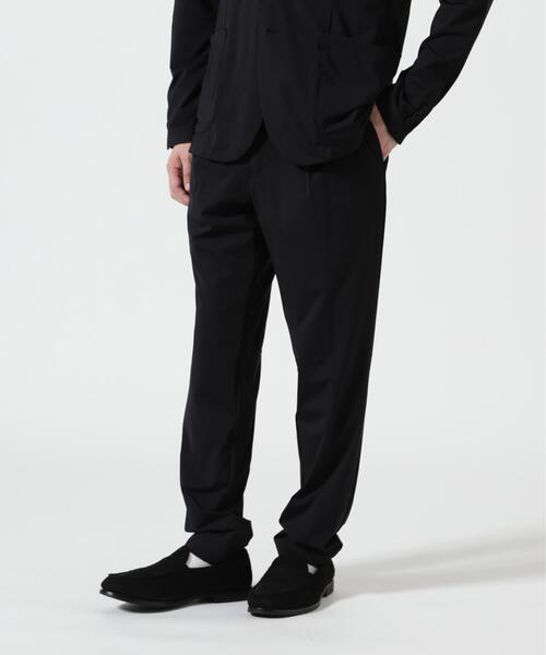 パンツ PIUORO（ピウオロ） NYLON TRICOT TUCK JOGGER PANTS / ナイロントリコット タック ジョガーパンツ メンズの画像