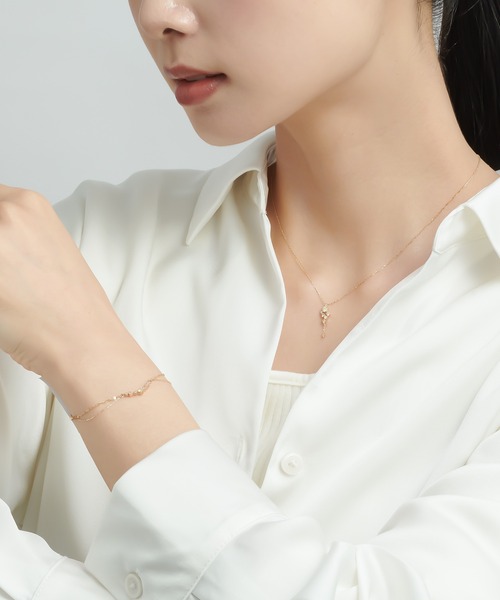 ブレスレット 「2026 Spring Limited」K10YG ダイヤモンド ブレスレット レディースの画像