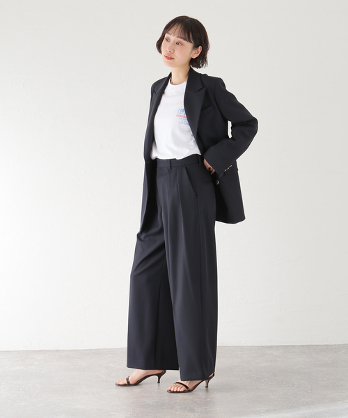 「journal standard L'essage」 長袖カットソー FREE ホワイト レディース_画像4