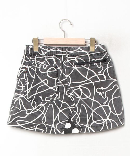 「ALDIES」 ミニスカート SMALL ブラック×ホワイト レディース_画像2