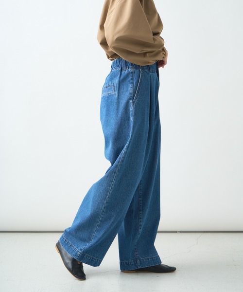 「Kelen」 デニムパンツ S インディゴブルー レディース_画像8