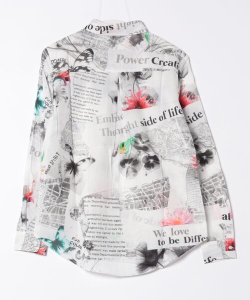 「Desigual」 長袖シャツ L ホワイト レディース_画像2