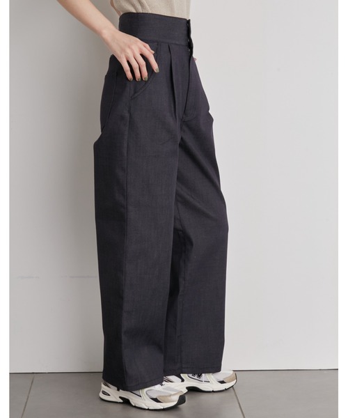 「emmi」 「new balance」デニムパンツ SMALL インディゴブルー レディース_画像4