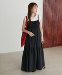 ワンピース シャーリングキャミワンピースの詳細画像2