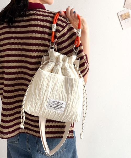 「Java」 2WAYバッグ ONE SIZE アイボリー レディース_画像5