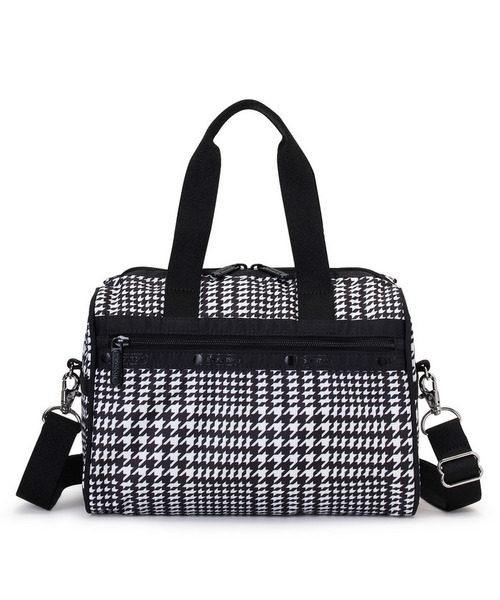 レスポートサック黒ボストンバッグ ショルダーストラップ付　LESPORTSAC LeSportsac（レスポートサック） ショルダーストラップ ショルダー
