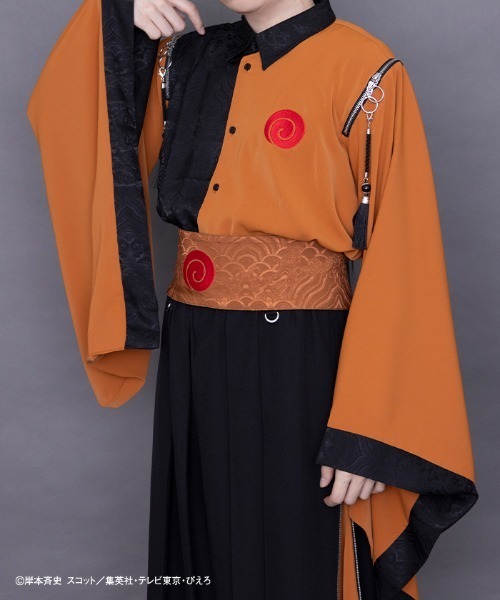 REZEN（リゼン） シャツ NARUTO／和袖シャツ メンズ : ZOZOTOWN