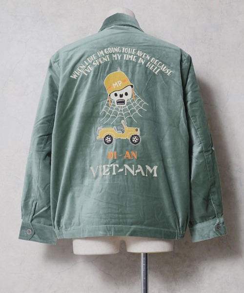 HOUSTON（ヒューストン） ブルゾン アウター VELVETEEN VIETNAM JACKET