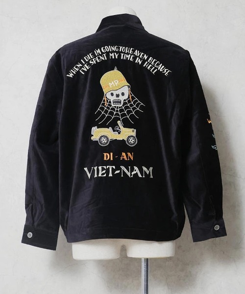 HOUSTON（ヒューストン） ブルゾン アウター VELVETEEN VIETNAM JACKET
