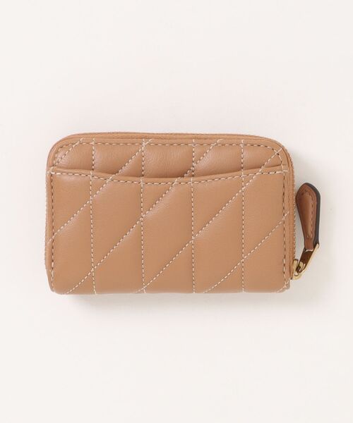 COACH コーチ ポーチ レザー ブラウン ストラップ付き 極美品 COACH（コーチ） カードケース スモール ジップ アラウンド カード