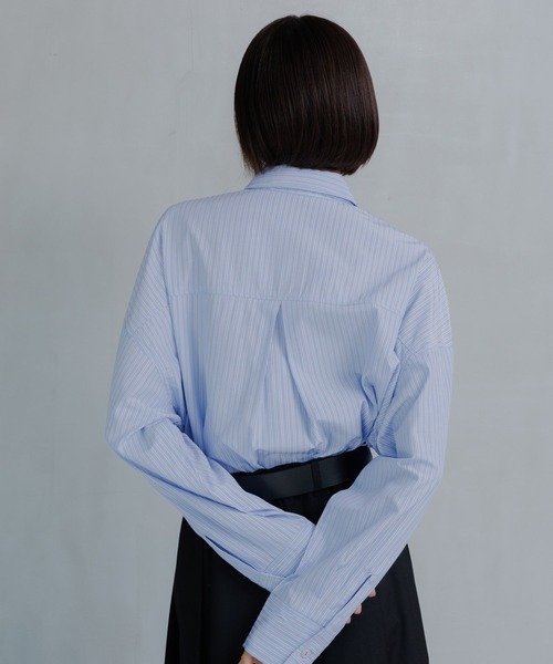 「PAGEBOY」 長袖シャツ FREE グレー レディース_画像7