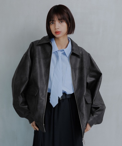 「PAGEBOY」 長袖シャツ FREE グレー レディース_画像8