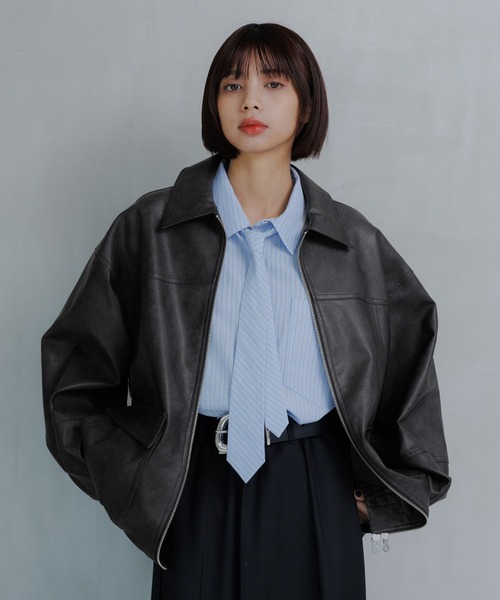 「PAGEBOY」 長袖シャツ FREE グレー レディース_画像9