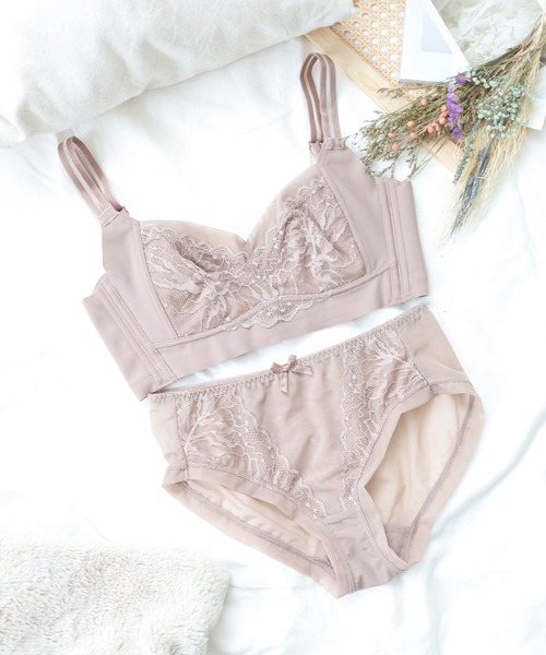 tu-hacci（ツーハッチ） ブラジャー ショーツセット ノンワイヤー脇高