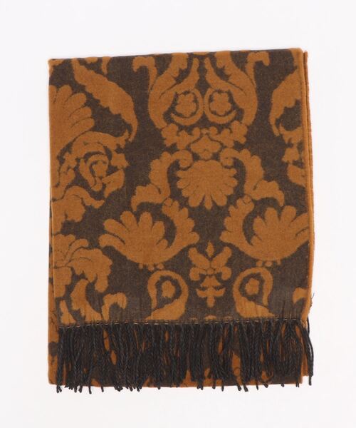 AVALON ストール マフラー ダマスク柄ジャガードストール静電気防止