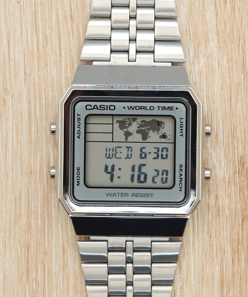 未使用 CASIO CSTERNA ワールドタイム QZ 腕時計 アンティーク CASIO 腕時計 CASIO（カシオ)ワールドタイム デジタル メンズ