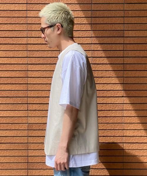Toironier ベスト ジレ Toironier(トワロニエ ) ノーカラー