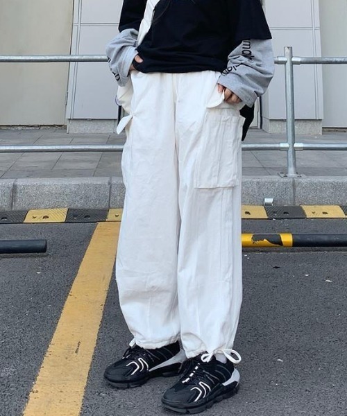 カーゴパンツ ルーズスピンドルカーゴパンツ レディース : ZOZOTOWN