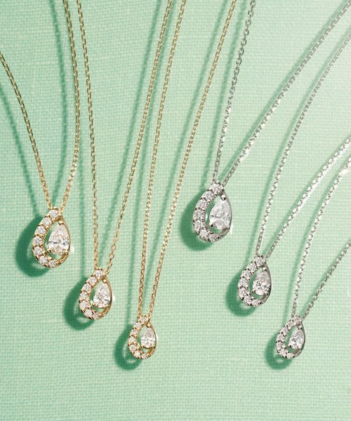 ネックレス プラチナ ダイヤモンド（計0.09ct ）ネックレス レディースの画像