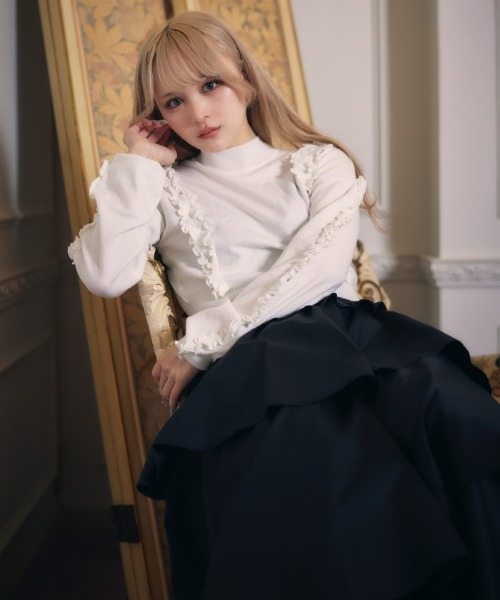 Fickle Bebe ボリュームティアードスカート Fickle Bebe スカート ボリュームティアードスカート : ZOZOTOWN