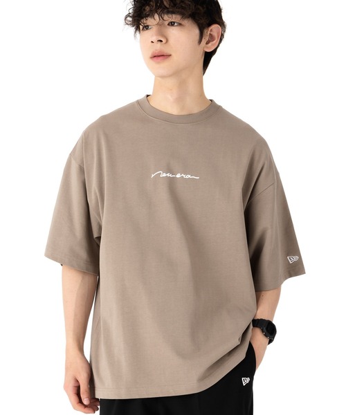 NEW ERA tシャツ ニューエラ 半袖Tシャツ オーバーサイズ 手書き