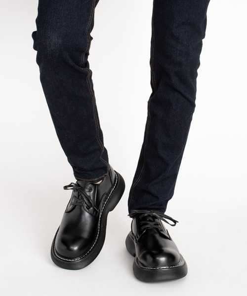 SVEC（シュベック） ビジネスシューズ ボリュームソール 3ホール