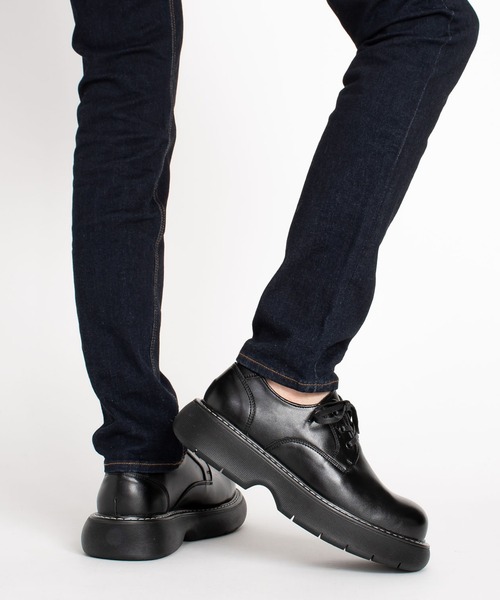 SVEC（シュベック） ビジネスシューズ ボリュームソール 3ホール