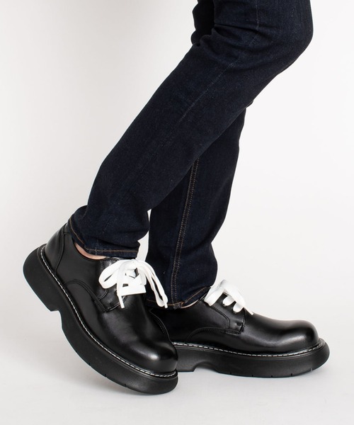 SVEC（シュベック） ビジネスシューズ ボリュームソール 3ホール